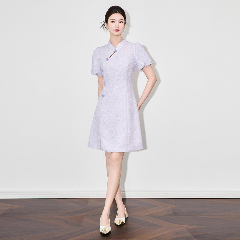 New Women Summer Temperament Retro Fashionable Elegant Dress