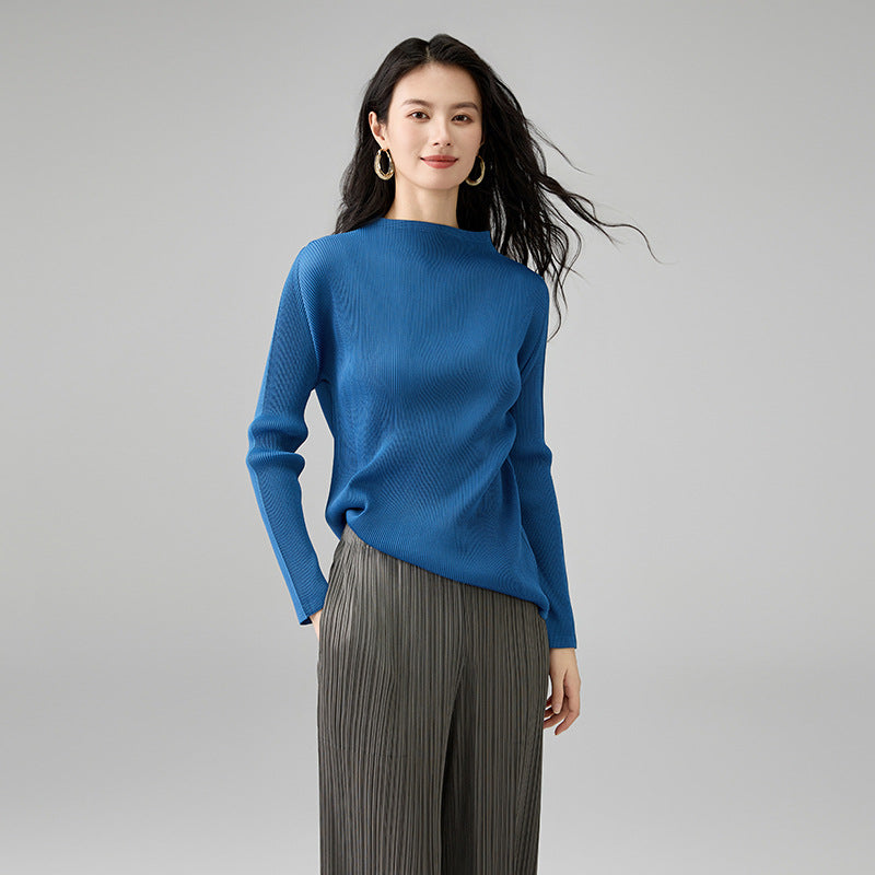 Women Pure Long Sleeve Crew Neck Soft Warm Pullover Knit Fall Winter Ropa Termica Para Mujer
