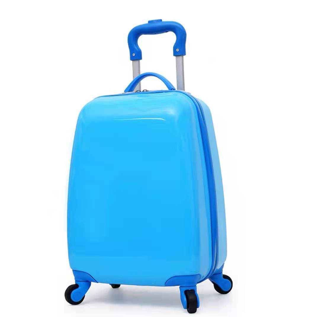 Suitcase for Children Cute Cartoon Kids Luggage 16/18 inch Suitcases on Wheels Pull Rod Case Boys and Girls