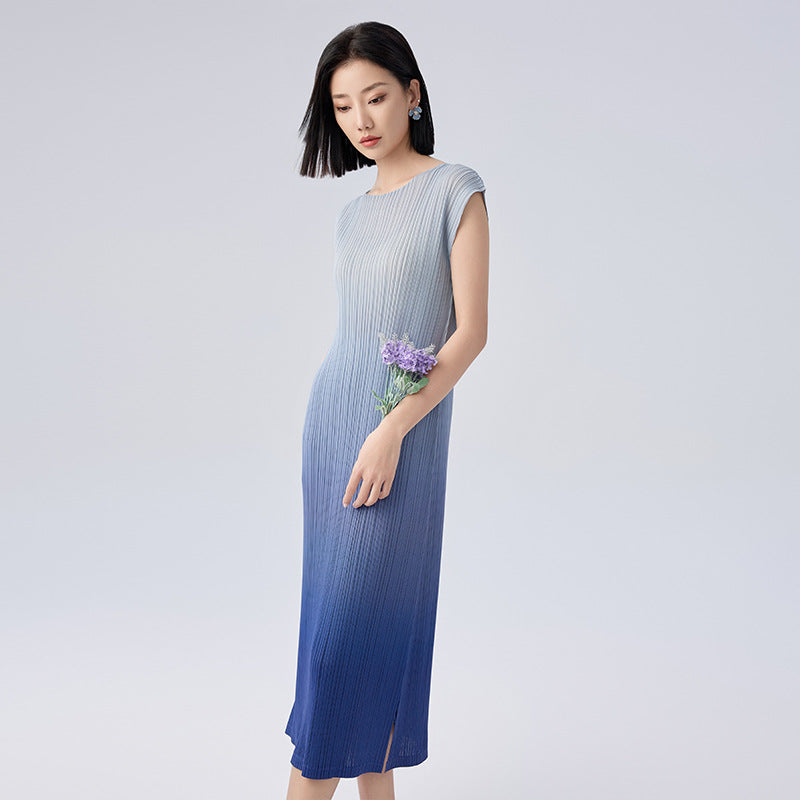 Loose Casual Straight O-neck Sleeveless Summer Dresses