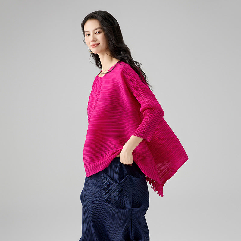 New FashionableWomens Design Tassel Long Sleeve Tee