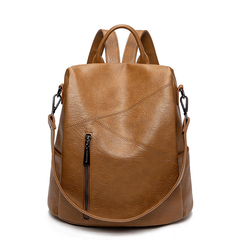 Genuine Leather Women's Backpack High Quality Fashion Cowhide Backpacks Women Casual Large Capacity Brand Shoulder Bags