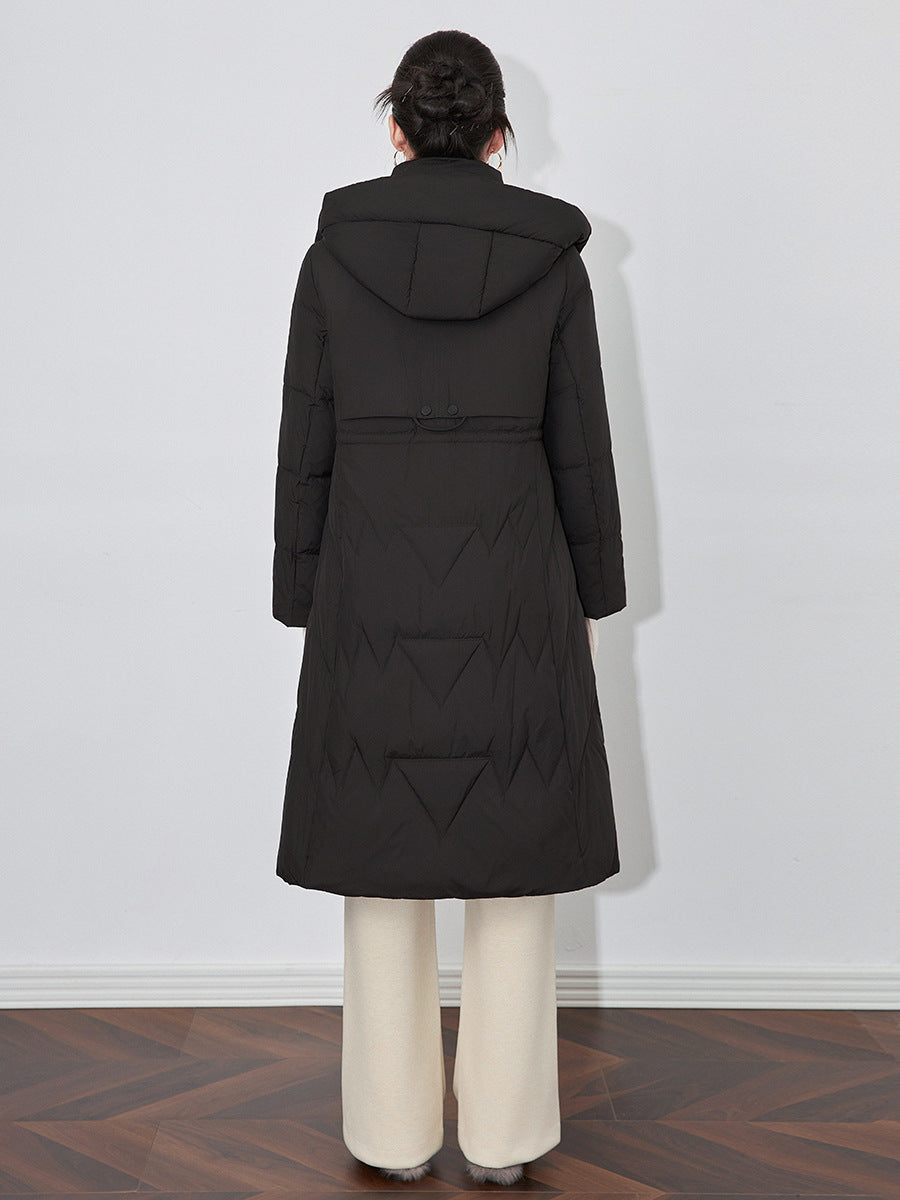 New Oversized Women's Down Cotton Coat Winter Cold Warm Jacket Long Female Casual Hooded Parker Down Clothes