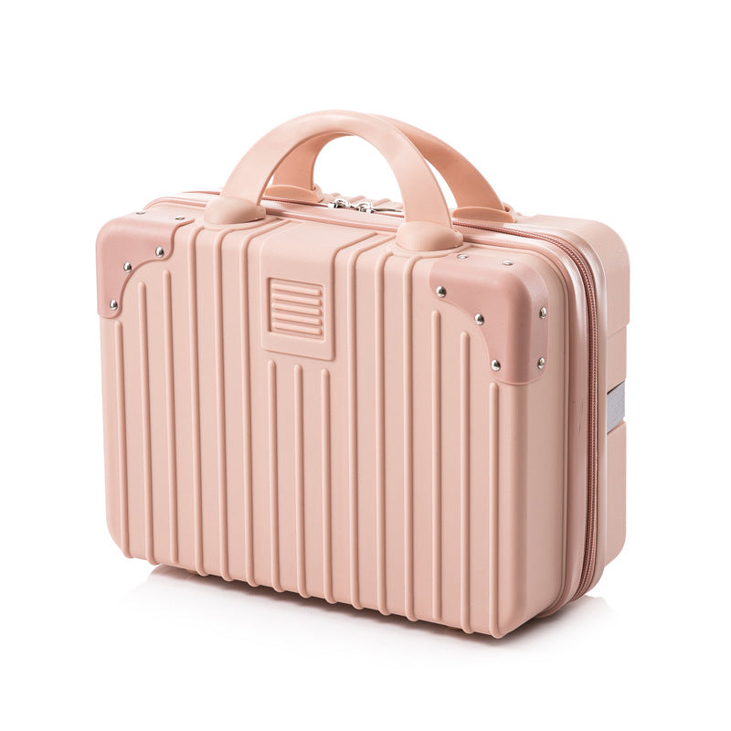 14 inch Lightweight Mini Travel Suitcase Cosmetic Box Waterproof Hand Luggage Organizer Makeup Case Protable Small Boarding Case
