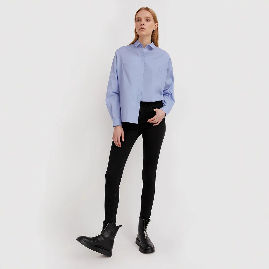 High-Waisted Fleece-Lined Jeans Women's Slimming Tightening Pants Winter New Elastic Pants