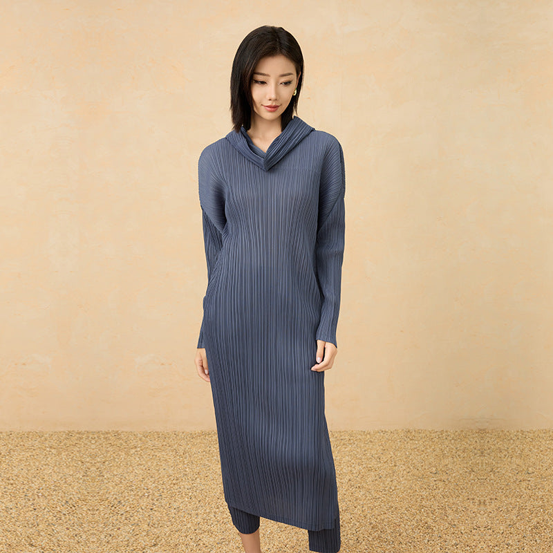 Folded Series High Quality Super Anti-Aging Slimming Dress Elegant Women's Skirt Fashionable Slim Fit