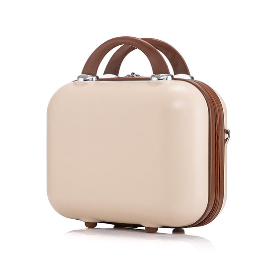 14 Inches Small Fashion Durable Storage Box Multiple Candy Color Hand Makeup Bag Mini Suitcase Portable