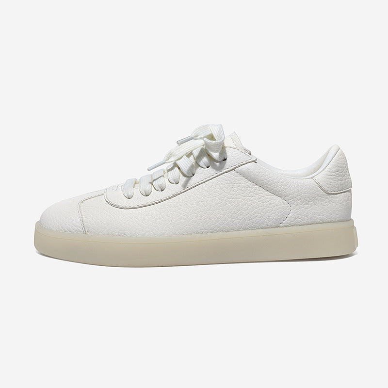 Genuine Leather Retro German Training Shoes Breathable All-Matching Casual Sneakers Fashionable Skate Shoes