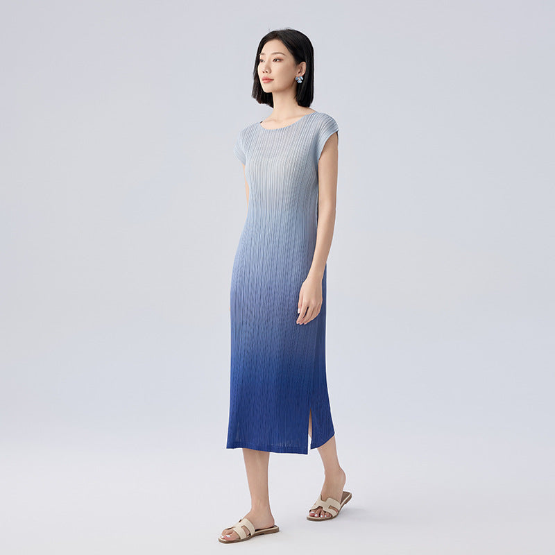 Loose Casual Straight O-neck Sleeveless Summer Dresses