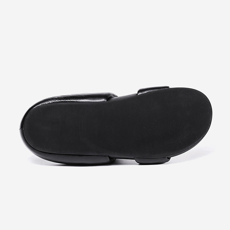 Women Summer Thick Platform Soft Sole Outdoor Slides Woman Beach Casual Slip On Sandals Shoes