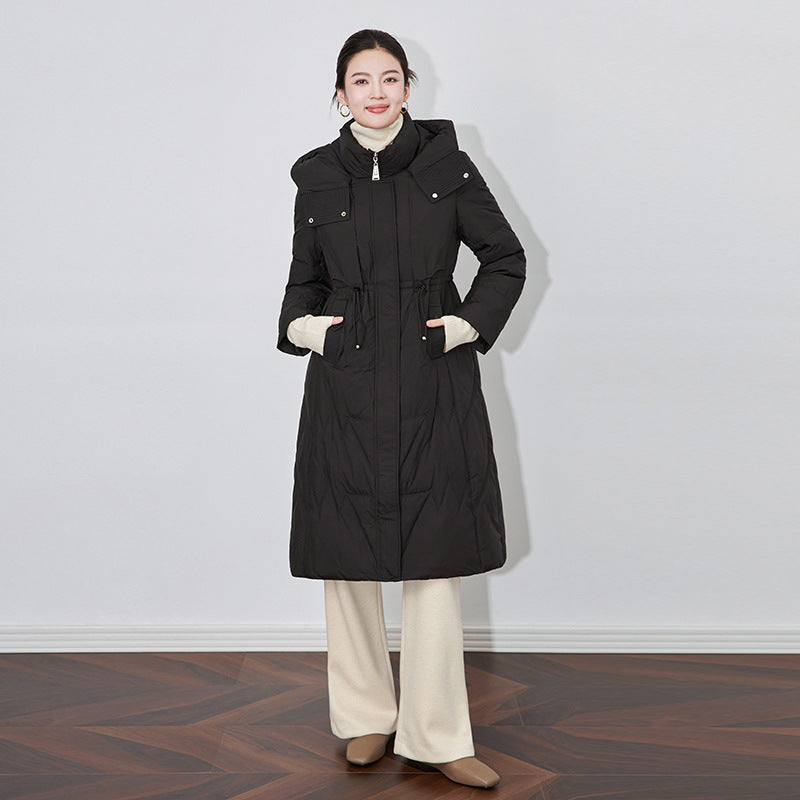 New Oversized Women's Down Cotton Coat Winter Cold Warm Jacket Long Female Casual Hooded Parker Down Clothes