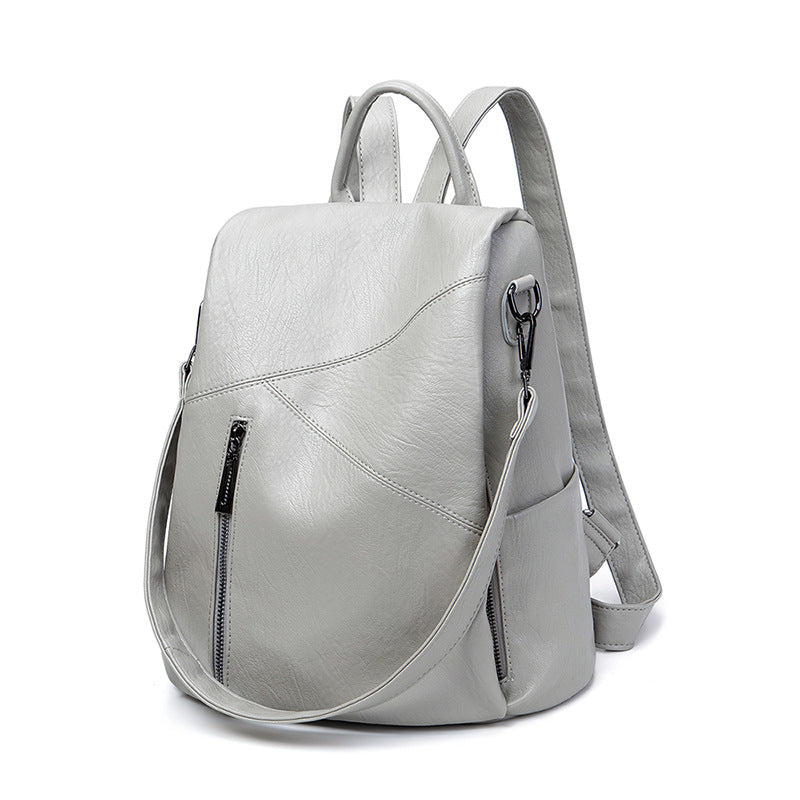 Genuine Leather Women's Backpack High Quality Fashion Cowhide Backpacks Women Casual Large Capacity Brand Shoulder Bags