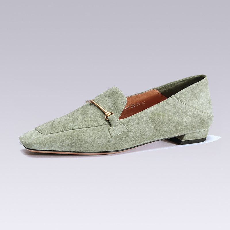Flat Shoes Woman Loafers Genuine Leather Flats Slip Sneakers Outwear Shoes for Women