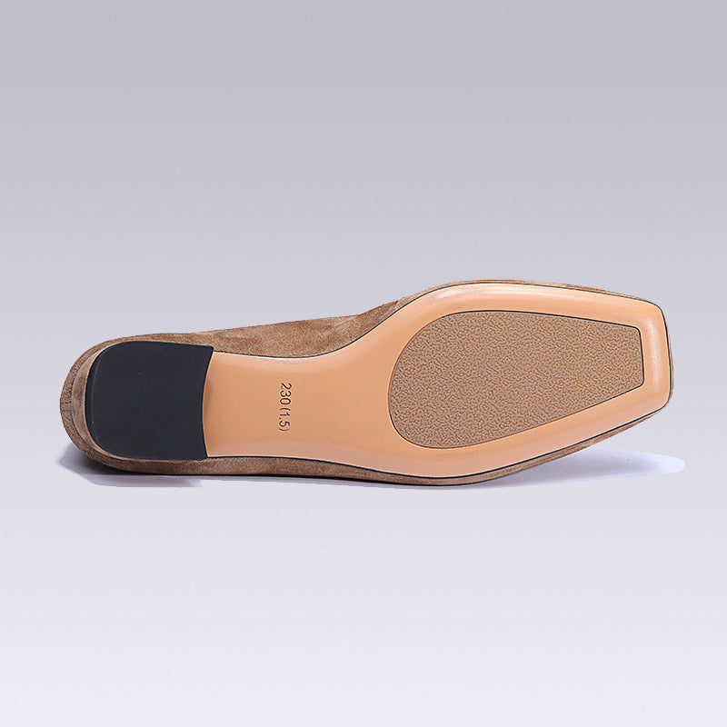 Flat Shoes Woman Loafers Genuine Leather Flats Slip Sneakers Outwear Shoes for Women