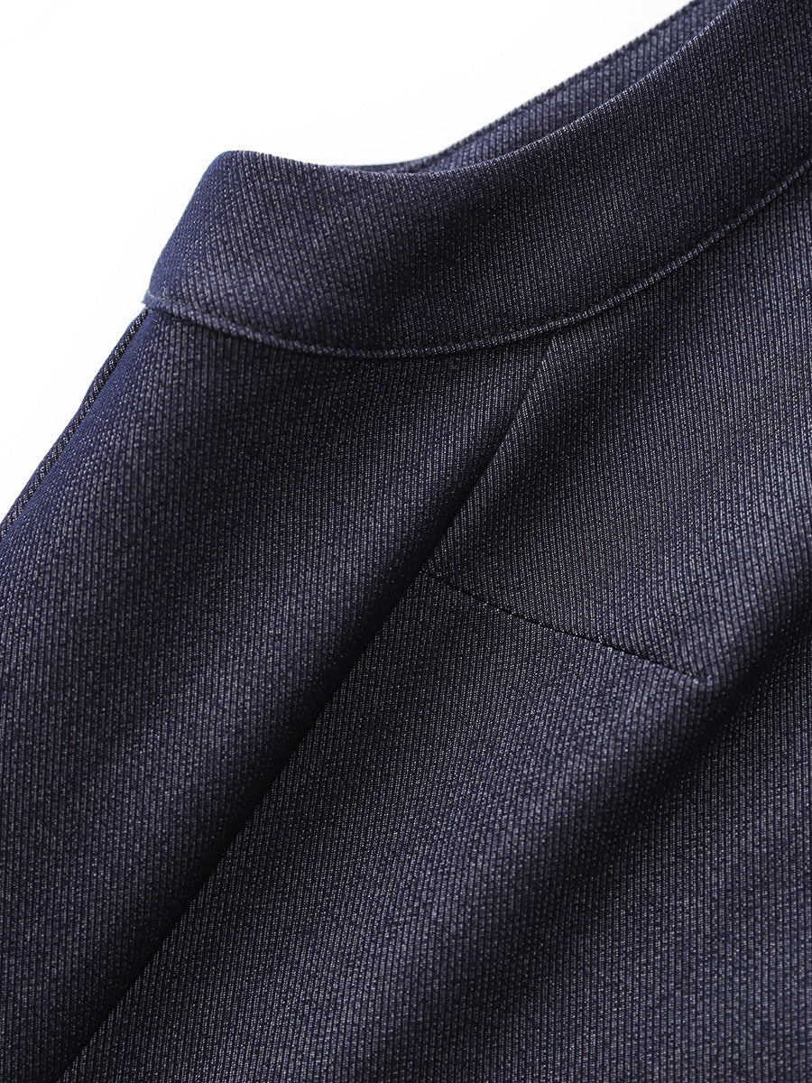 Elegant Sleeveless Tencel Denim Long Dress Vintage Style French Country Fashion Summer Women's Dress Waist-Cinching Skirt