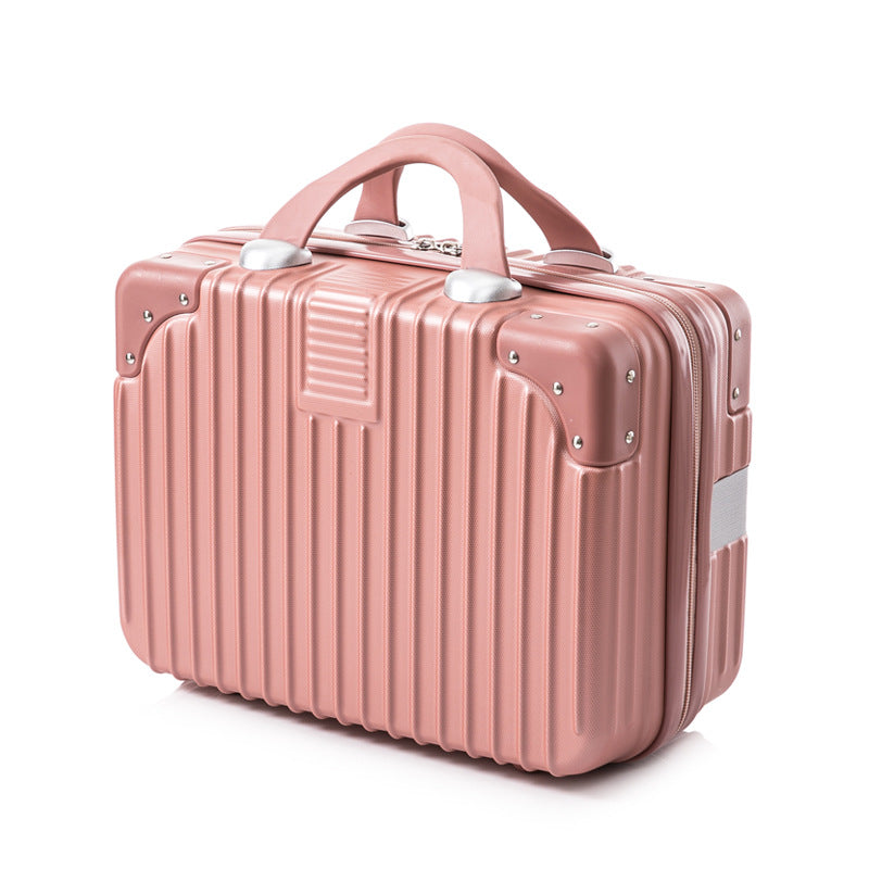 14 inch Mini Luggage Bag Hand Waterproof Travel Organizer Suitcase Cosmetic Box Makeup Case Boarding Case Travel Bag For Women
