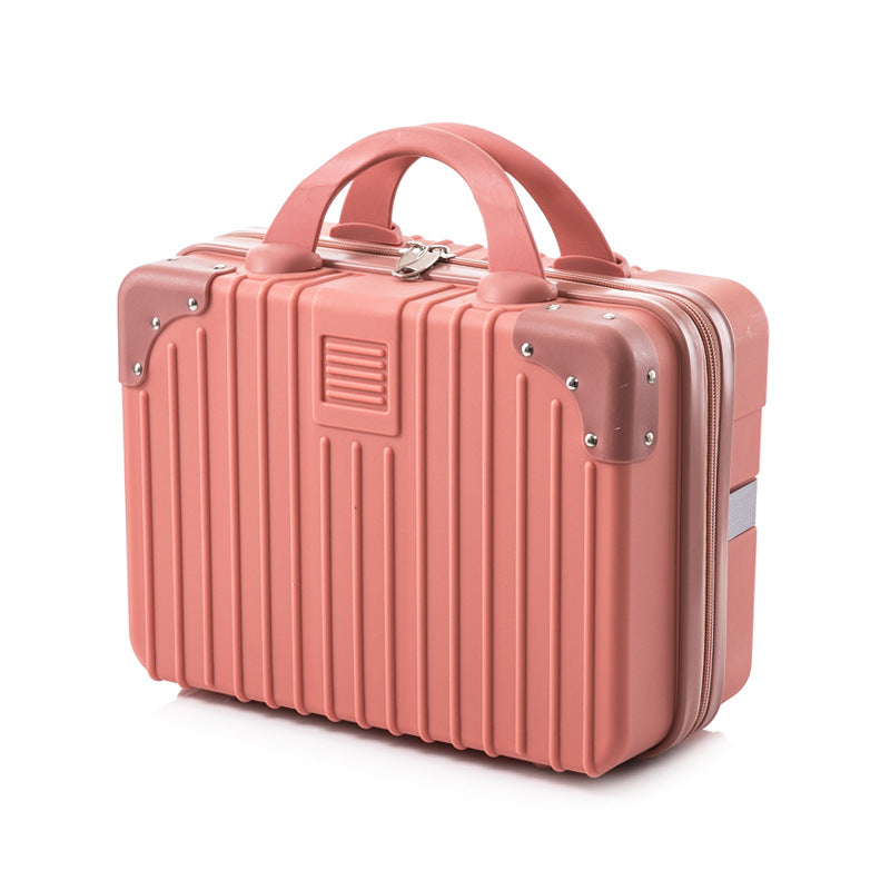 14 inch Lightweight Mini Travel Suitcase Cosmetic Box Waterproof Hand Luggage Organizer Makeup Case Protable Small Boarding Case