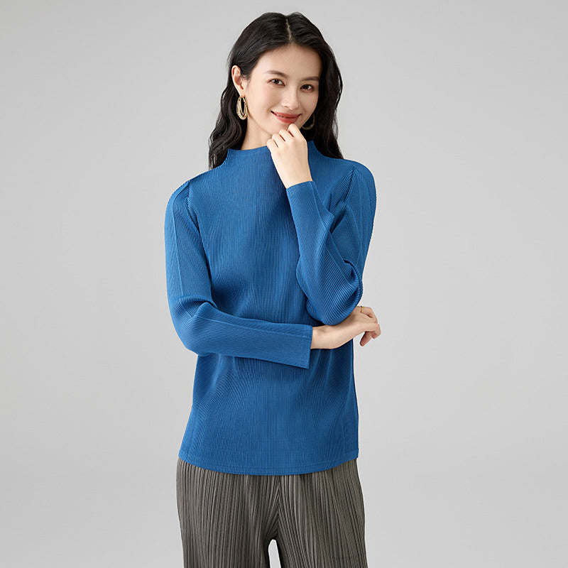Women Pure Long Sleeve Crew Neck Soft Warm Pullover Knit Fall Winter Ropa Termica Para Mujer