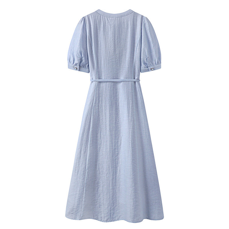 Women Long Sleeve Shirt Tops Female Long A-LINE Skirts V-Neck Short Sleeve Tops Dress Jackets