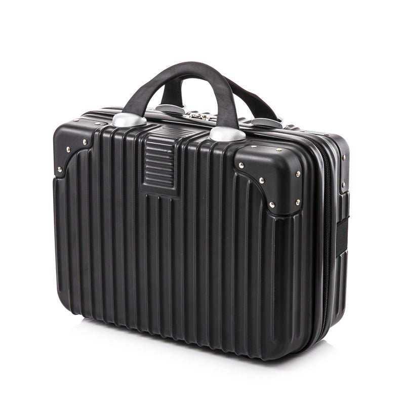 14 inch Mini Luggage Bag Hand Waterproof Travel Organizer Suitcase Cosmetic Box Makeup Case Boarding Case Travel Bag For Women