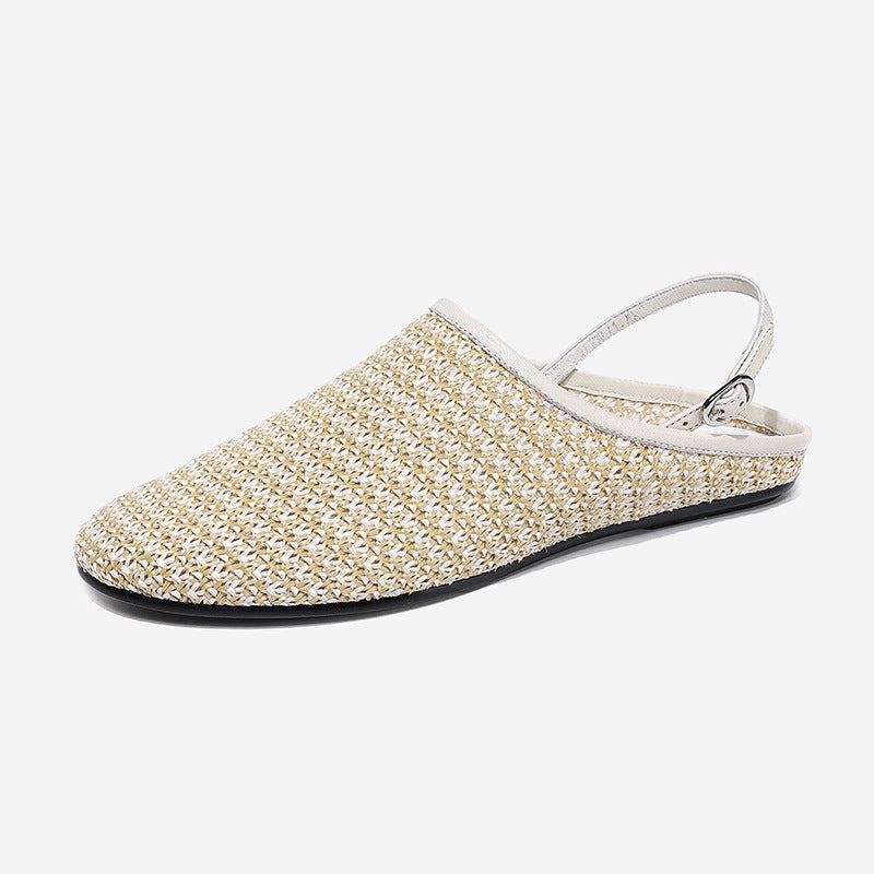 Women Flat Shoes Ladies Mesh Beach Slides Outside Mules Designer Gladiator Sandals