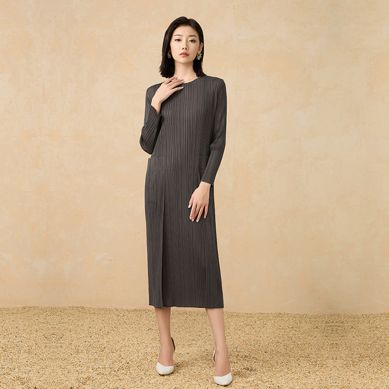 Spring and Summer New Europe and The United States Thin Senior Sense of Temperament Long Skirt