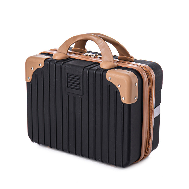 14 inch Mini Travel Suitcase Cosmetic Box Hand Luggage Organizer Makeup Case Small Password Box Boarding Case