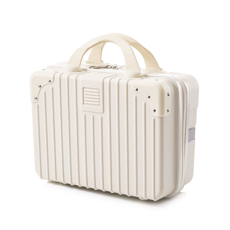 14 inch Lightweight Mini Travel Suitcase Cosmetic Box Waterproof Hand Luggage Organizer Makeup Case Protable Small Boarding Case