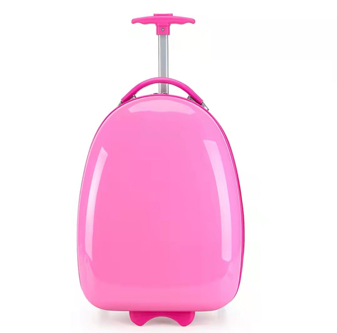 16inch Cartoon Children's Scooter Trolley case 2-in-1 Eggshell Schoolbag Multifunctional Luggage for Primary School Students
