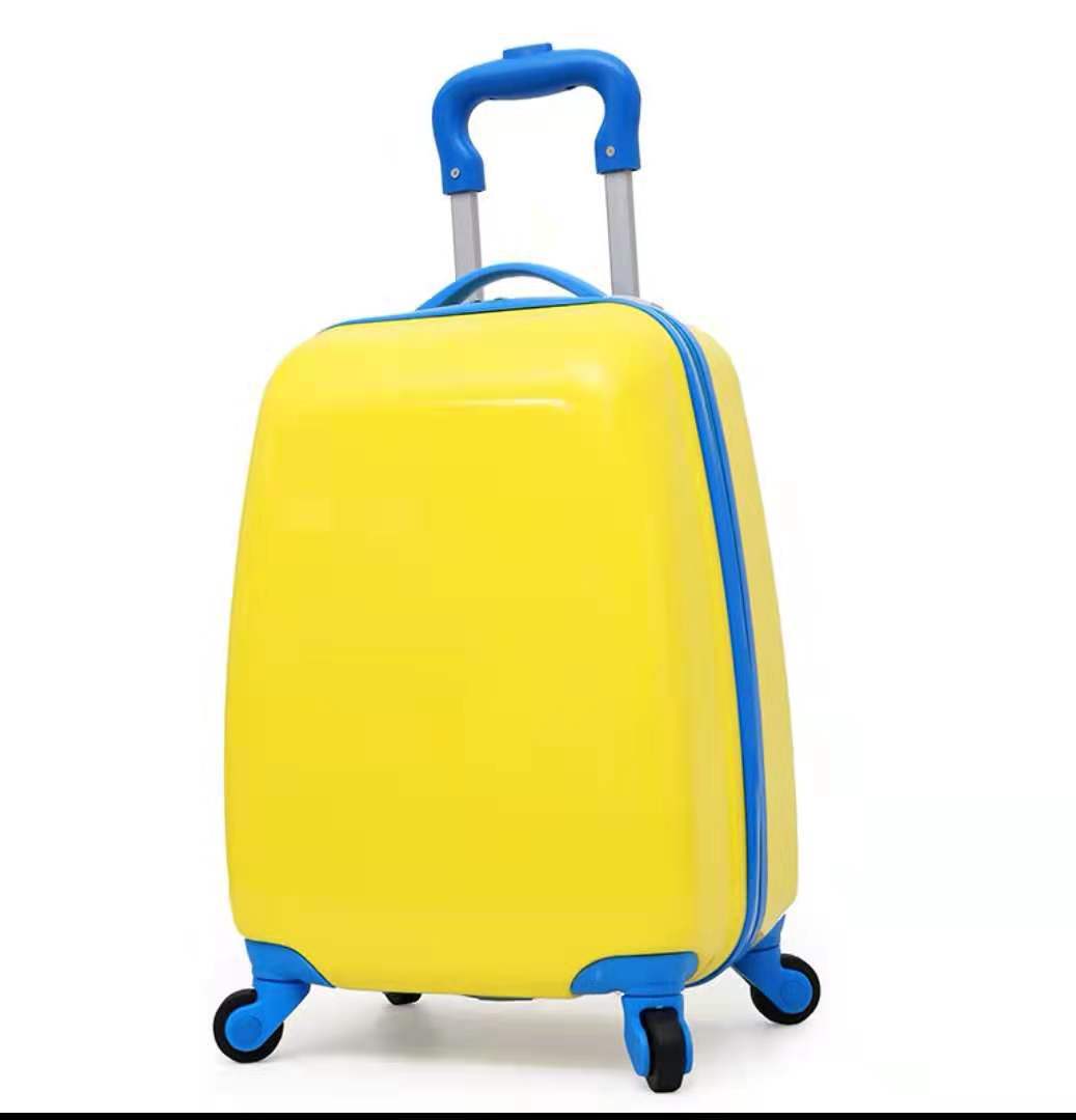 Suitcase for Children Cute Cartoon Kids Luggage 16/18 inch Suitcases on Wheels Pull Rod Case Boys and Girls