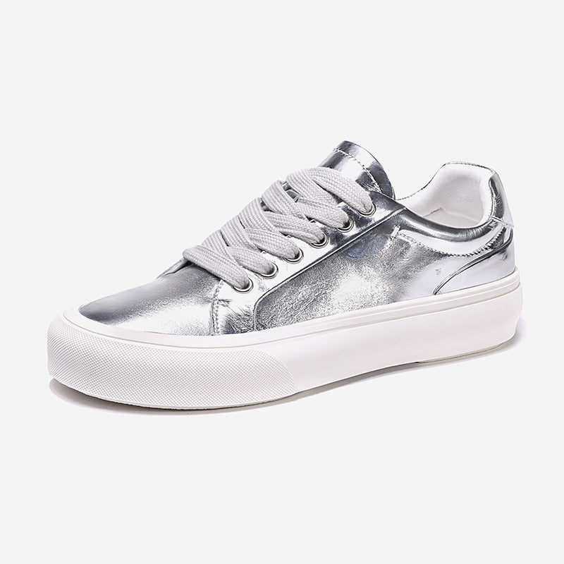 Women's Casual Shoes 2024 Autumn Sheepskin Leather Comfortable Women's Flat Shoes Flat Feet Corrective Shoes