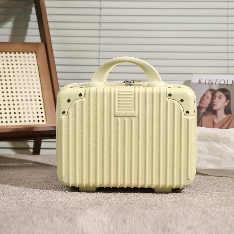 14 inch Mini Travel Suitcase Cosmetic Box Password Box Hand Luggage Organizer Makeup Case Small Boarding Case