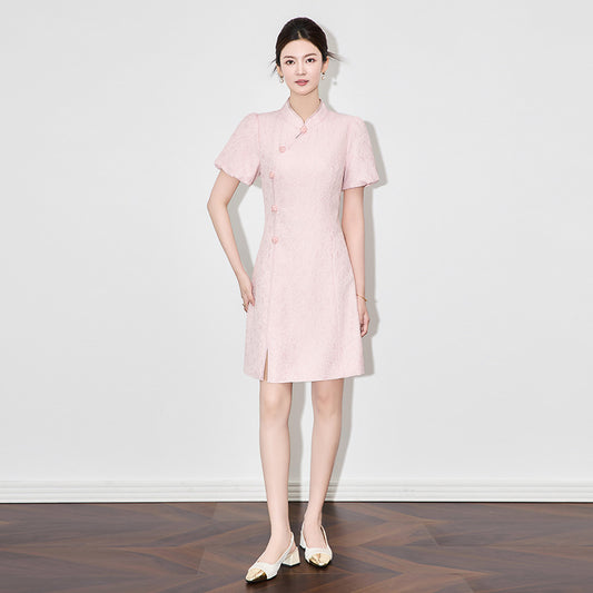 New Women Summer Temperament Retro Fashionable Elegant Dress