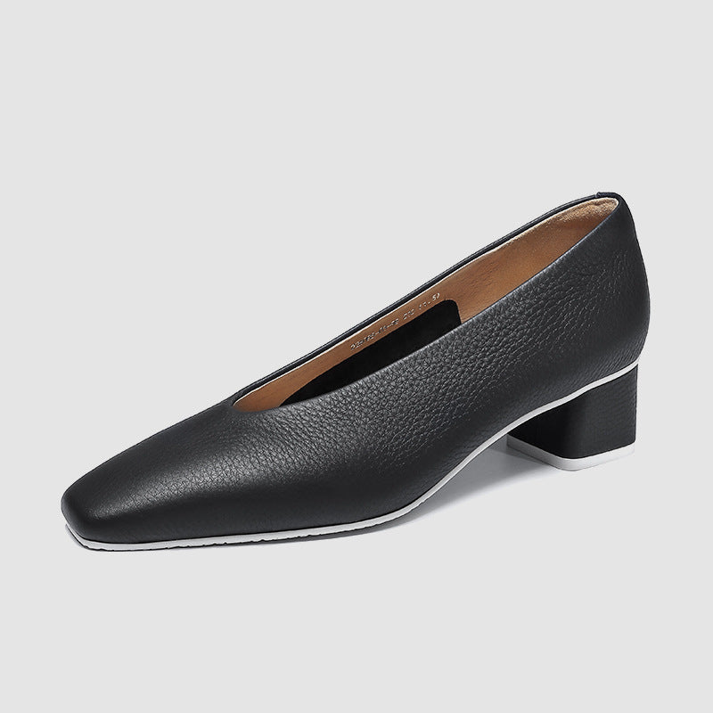 Fashion High Heels Women Pumps Shoes Sexy News Cow Leather Party Summer Pointed Toe Office Shoes Dress