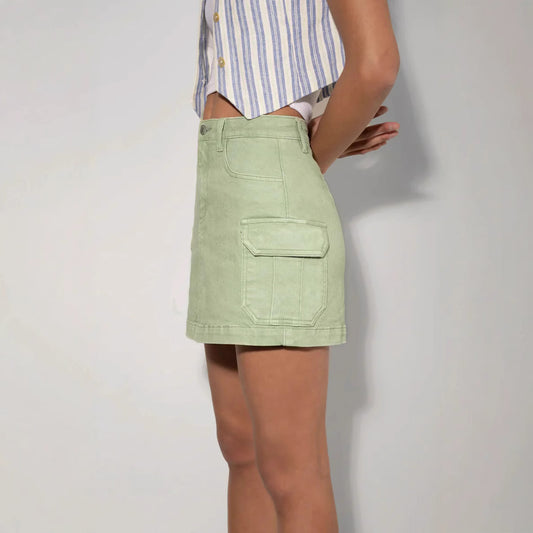 Women Multi Pocket Denim Skirts Harajuku Fashion Hot Girl Casual Versatile Streetwear