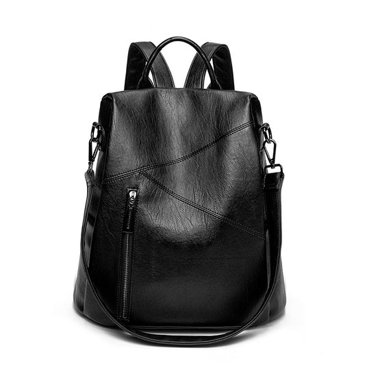 Genuine Leather Women's Backpack High Quality Fashion Cowhide Backpacks Women Casual Large Capacity Brand Shoulder Bags