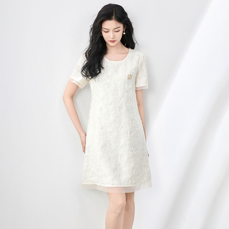 Women's Sequin Mini Dress Summer Evening Casual Woman Short Dresses 2025 New Collection Embroidered Clothing