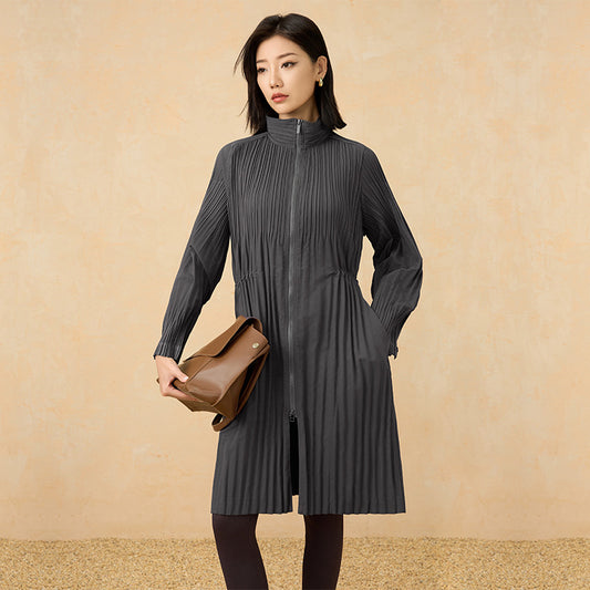 Winter New Stand-up Collar Solid Design Loose Fashionable Comfortable Warm Women's Cotton Jacket