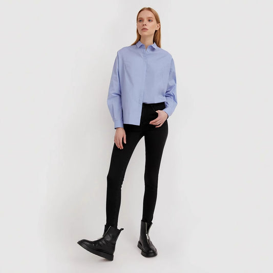 High-Waisted Fleece-Lined Jeans Women's Slimming Tightening Pants Winter New Elastic Pants
