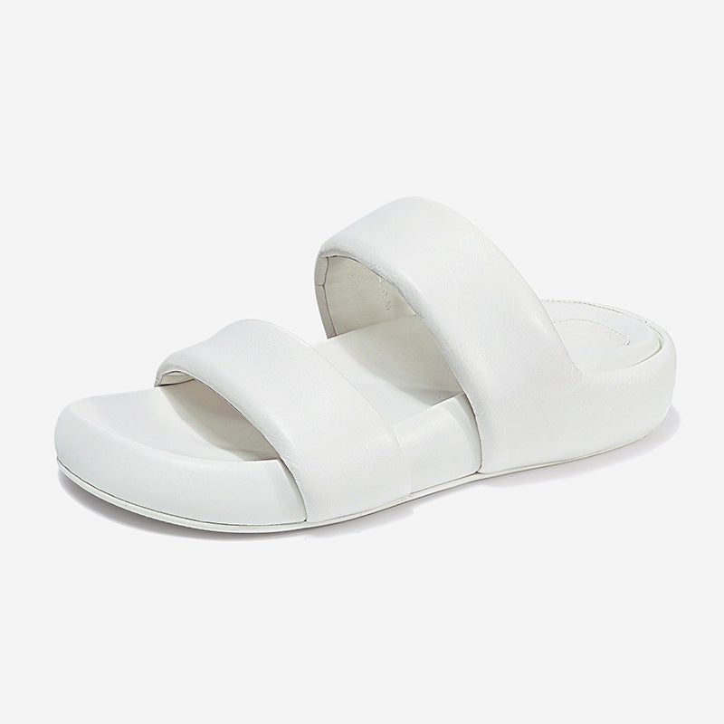 Women Summer Thick Platform Soft Sole Outdoor Slides Woman Beach Casual Slip On Sandals Shoes