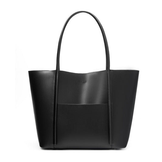 Genuine Leather Summer and Spring Casual High-End Style Large Handbag