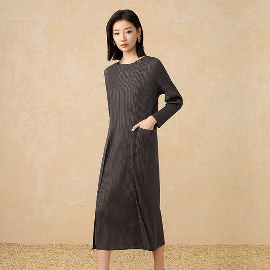 Spring and Summer New Europe and The United States Thin Senior Sense of Temperament Long Skirt