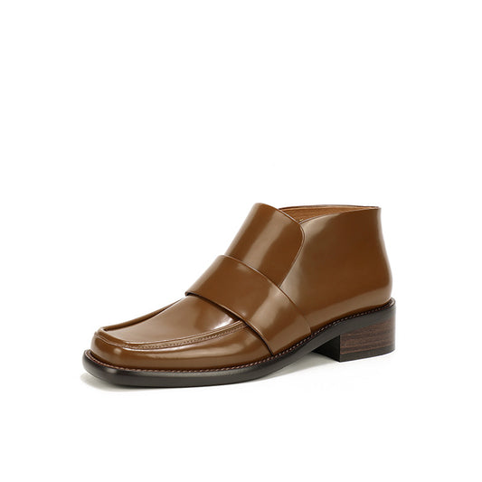 Women Loafers Spring Flat Shoes Quality Genuine Leather Designe Mules Shoes