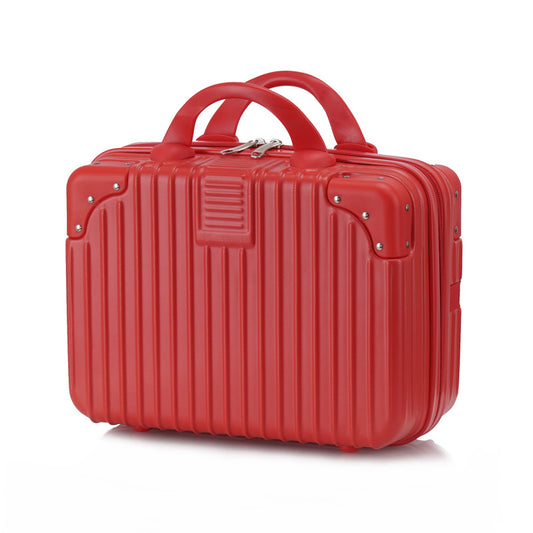 Makeup Case For Women Girls Small Password Box Boarding Case 14 inch Mini Travel Cosmetic Box Hand Luggage Organizer Suitcase