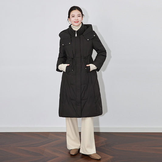 New Oversized Women's Down Cotton Coat Winter Cold Warm Jacket Long Female Casual Hooded Parker Down Clothes