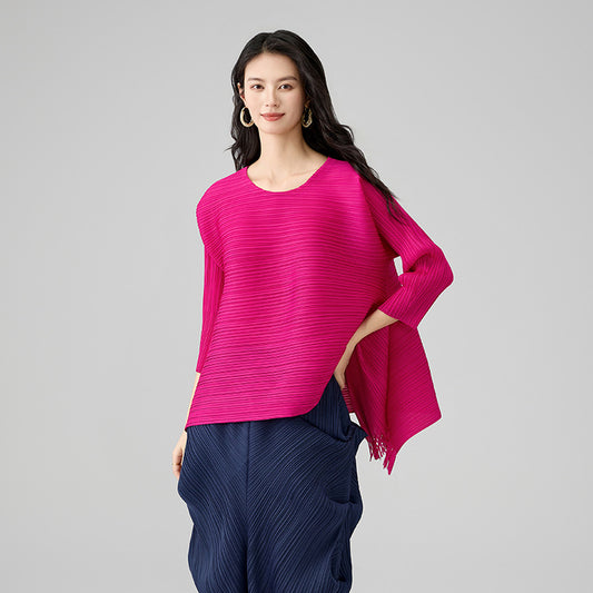 New FashionableWomens  Design Tassel Long Sleeve Tee