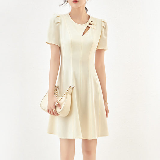 Elegant Fashion Three-Dimensional Diamond-Studded Dress Luxury Socialite Temptation Women's South Oil Style Light