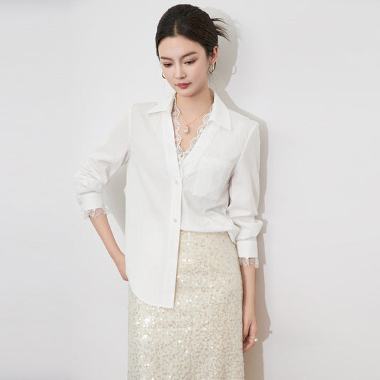 Fashion Straight-Leg Skirt High Waist Glitter Chic Vintage Slim Fit Split-back Commute Streetwear Female Mid-Length Skirts