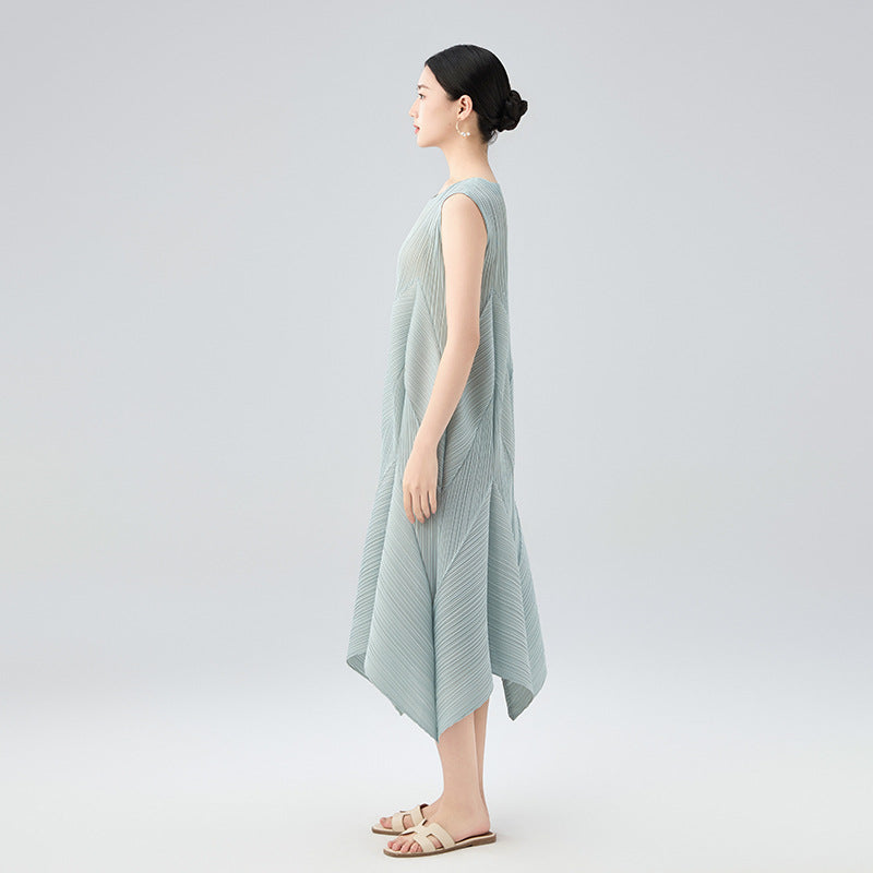 Women's Fashion Folded Arm High End Dress Autumn New Arrival Simple Style Dress