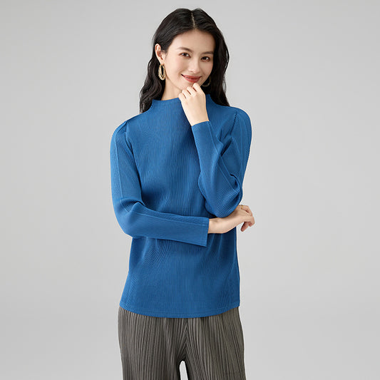 Women Pure Long Sleeve Crew Neck Soft Warm Pullover Knit Fall Winter Ropa Termica Para Mujer